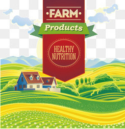 田園景色免摳PNG素材免費下載，編號1073843助力農產品宣傳